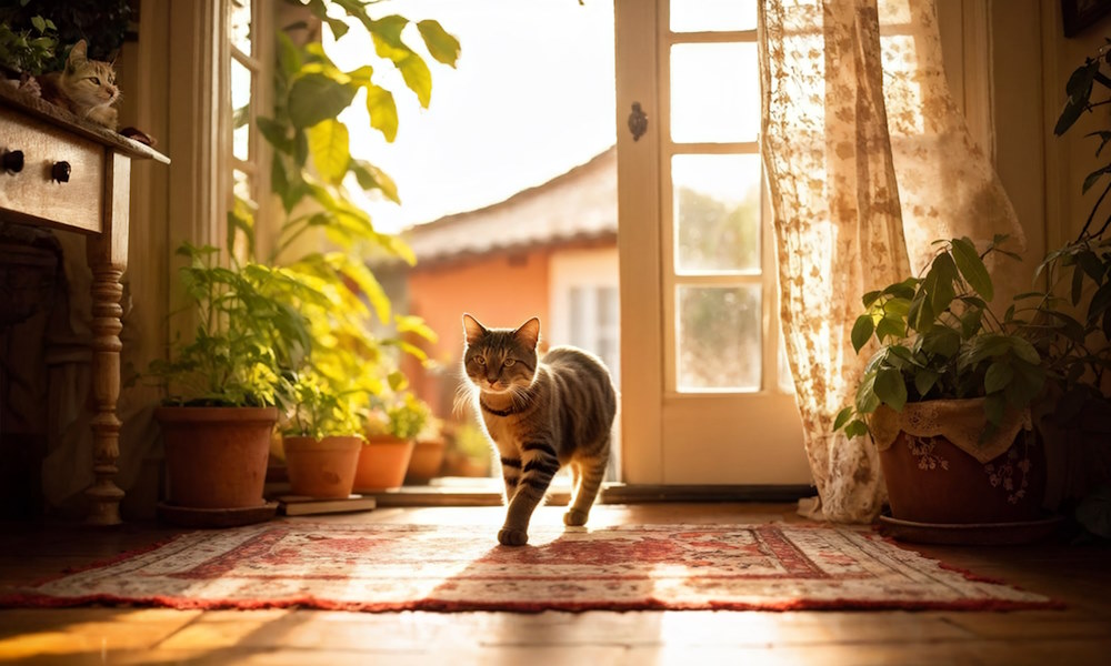 Блохи от кошек: дезинсекция ковров