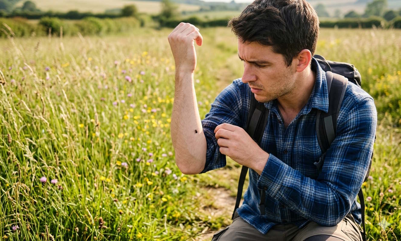 Укус клеща: первая помощь в полевых условиях