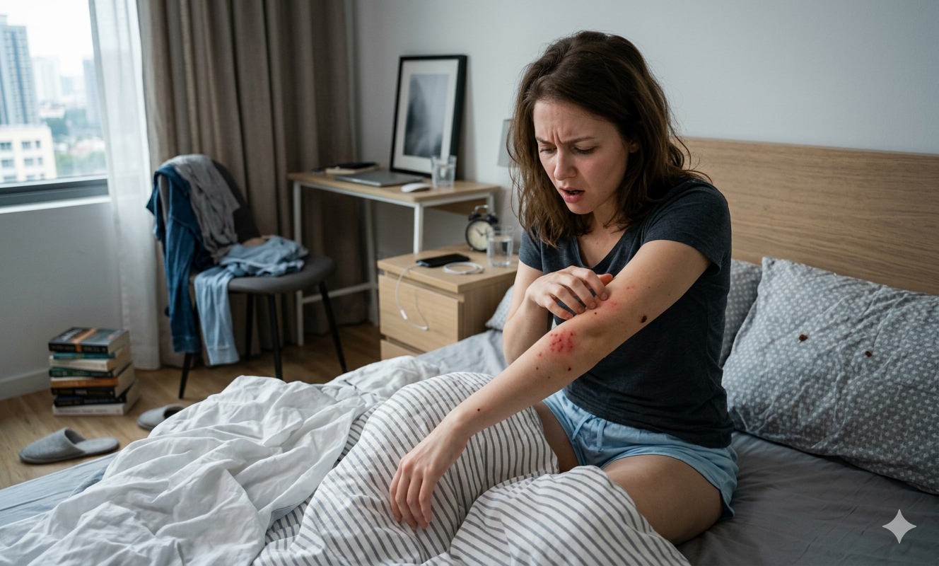 Укусы клопов ночью: первые признаки и как распознать невидимого врага