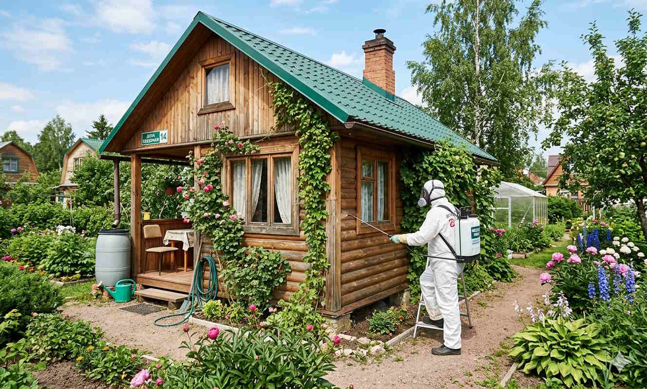Как защитить дачный дом от насекомых на весь сезон: Полное руководство по барьерной защите и профилактике