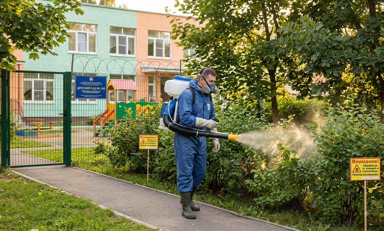Акарицидная обработка территорий детских учреждений: полная инструкция по безопасности и организации