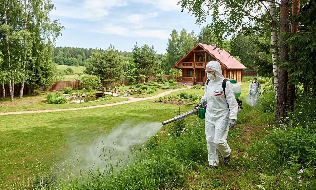 Акарицидная обработка на дачном участке: полное руководство по защите от клещей